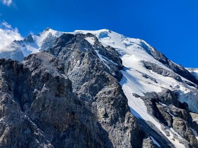 019-Blick zurueck zum Ortler beim Abstieg